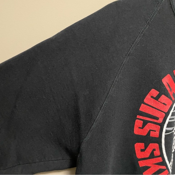 Vintage Black Crewneck Sweatshirt Sugarloaf Skiing and Drinking Club Women XL - Picture 4 of 10